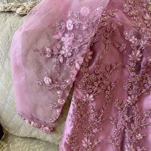 Delisa 3pc Salwar kameez dupatta Embroidered new - Picture 5 of 12